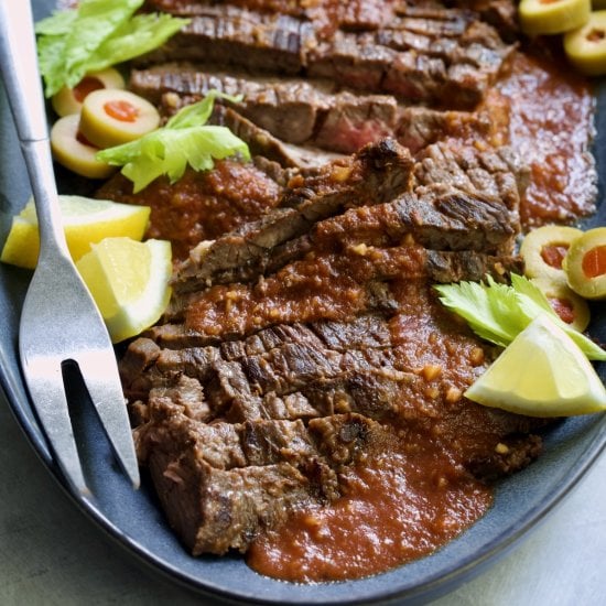 Bloody Mary Skirt Steak