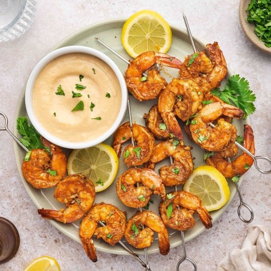 Oven Shrimp Skewers