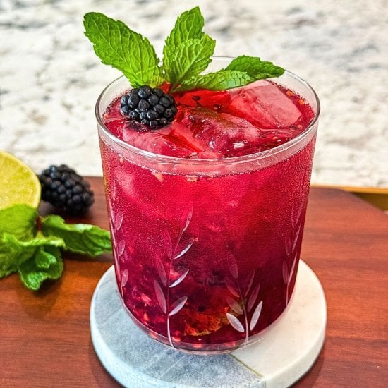 Blackberry Smash Cocktail