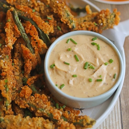 Spicy chili crisp dipping sauce