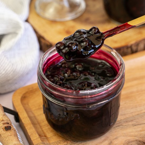 Easy Wild Blueberry Compote