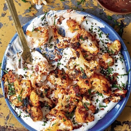 Roast Cauliflower Raita
