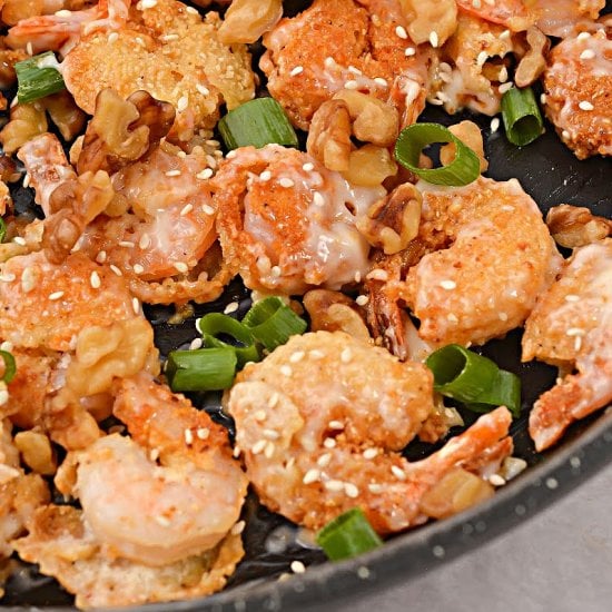 Keto Honey Walnut Shrimp