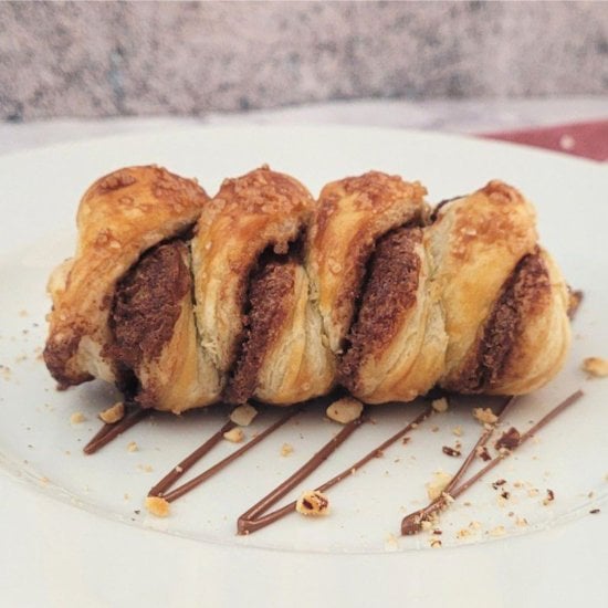Nutella Pastry Twists