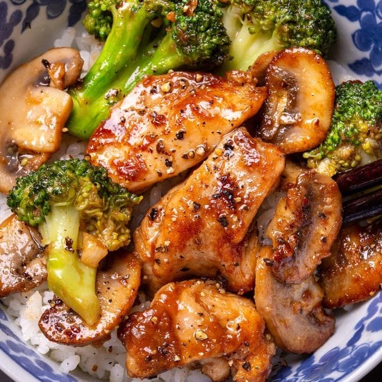 Chinese chicken and broccoli