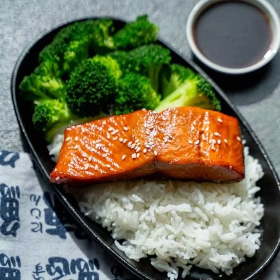 Teriyaki Salmon in Air Fryer