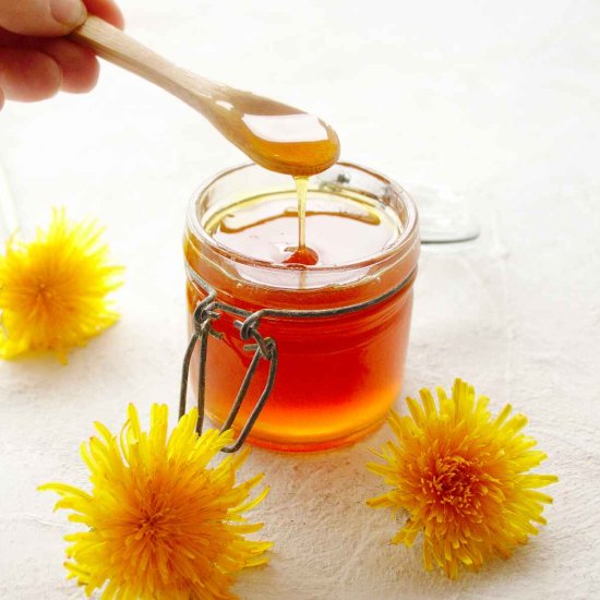 Vegan Dandelion Honey