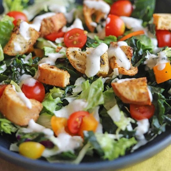 Onion & garlic salad dressing