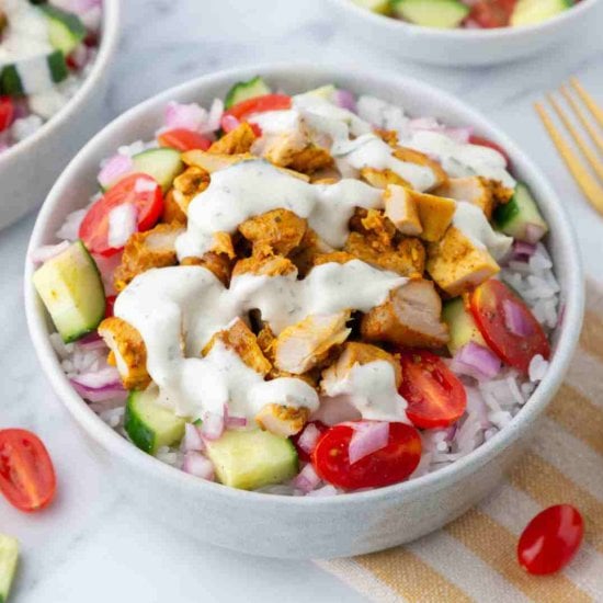 Shawarma Chicken Bowls