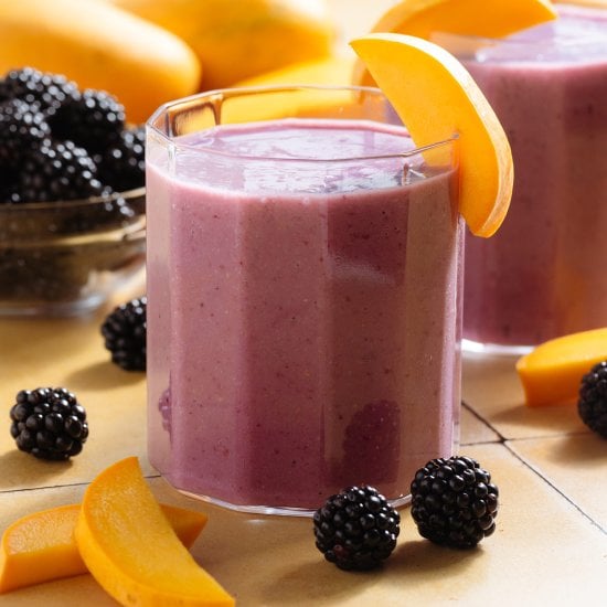 Mango Blackberry Smoothie