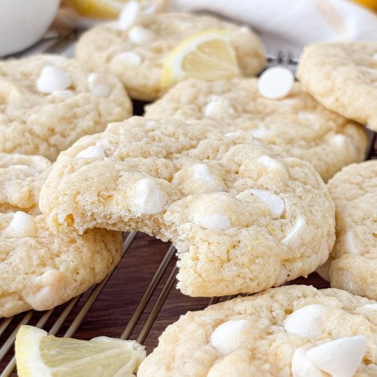 Lemon White Chocolate Cookies