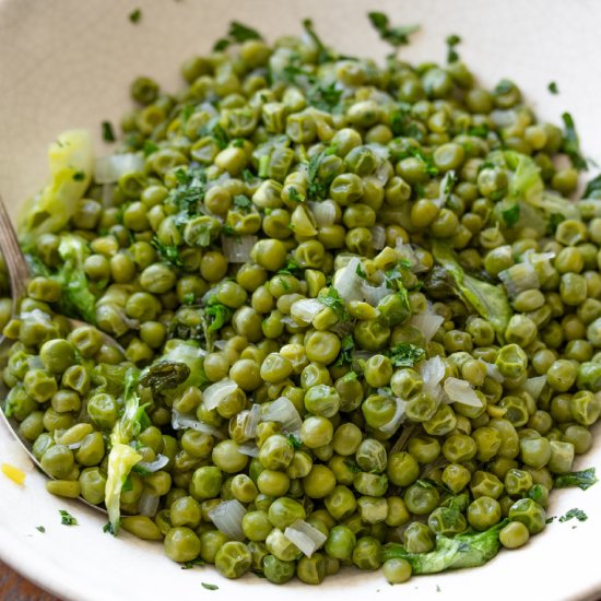 Petits Pois A La Francaise