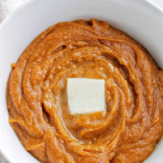 Brown Butter Mashed Sweet Potatoes