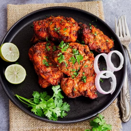 Tandoori Chicken Thighs in AirFryer