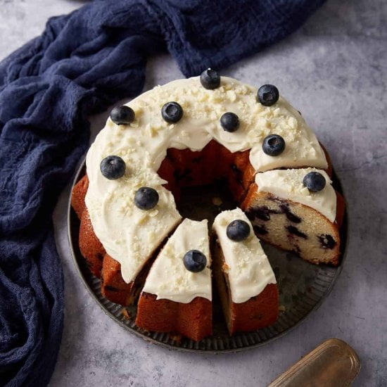 Lemon Blueberry Bundt Cake