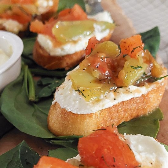 Whipped Feta Party Bites