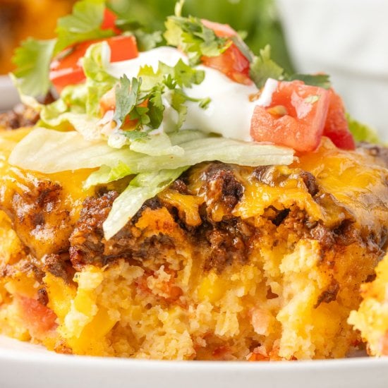 Taco Cornbread Casserole