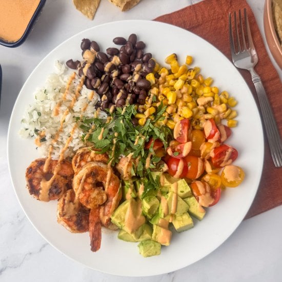 Shrimp Burrito Bowls