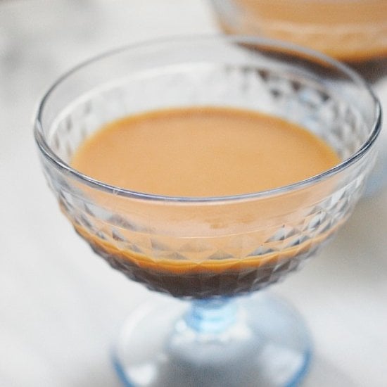 Chocolate pudding w/ salted caramel