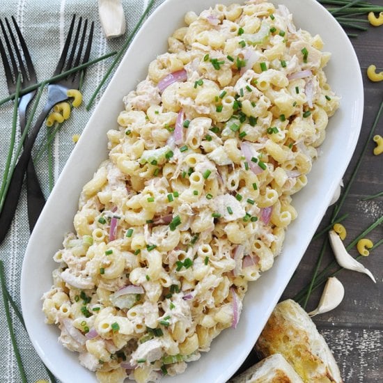 Creamy Tuna Pasta Salad