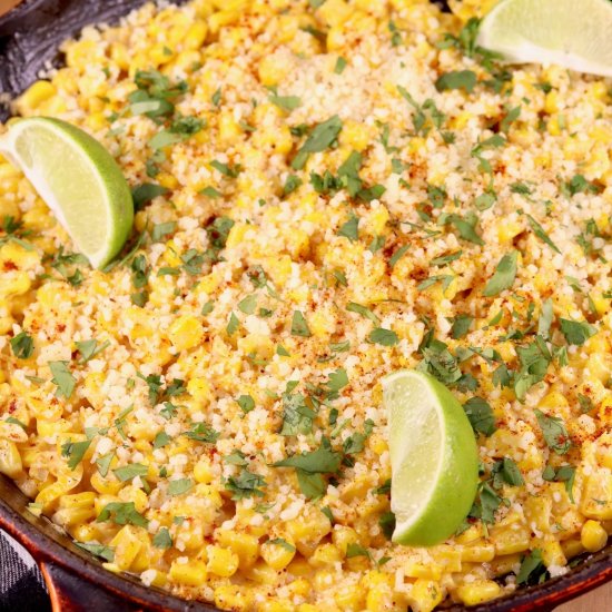 Skillet Mexican Street Corn
