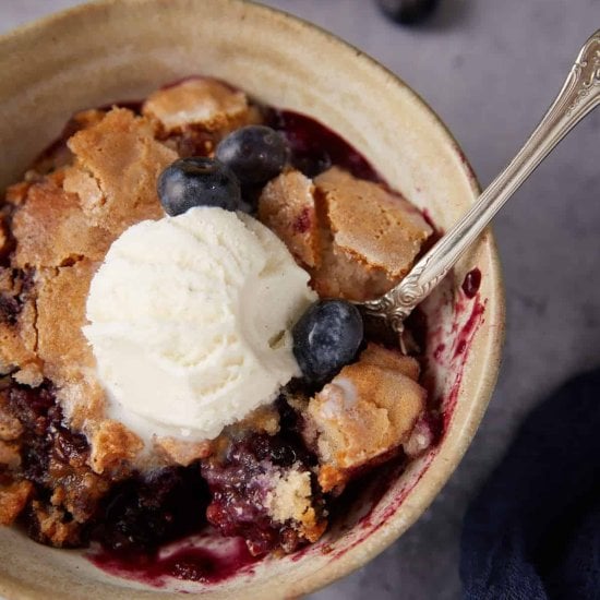 Blueberry Self-Saucing Pudding Cake