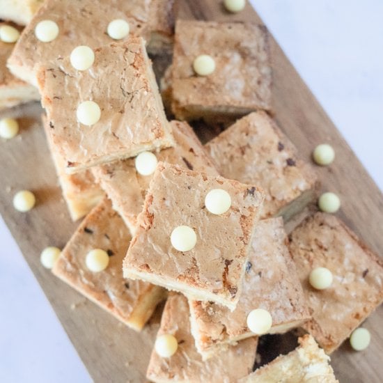 White Chocolate Chunk Blondies
