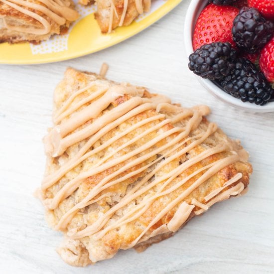 Caramelized Banana Scones