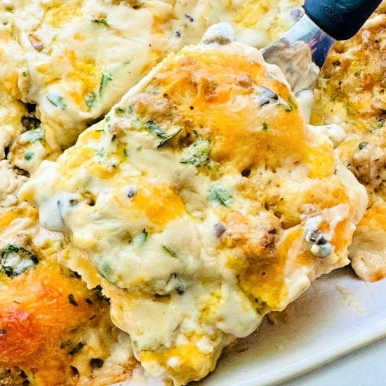 Biscuits and Gravy Casserole
