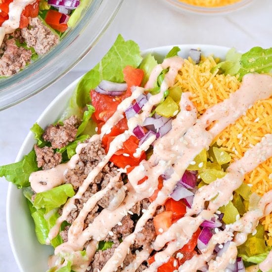 Keto Big Mac Salad