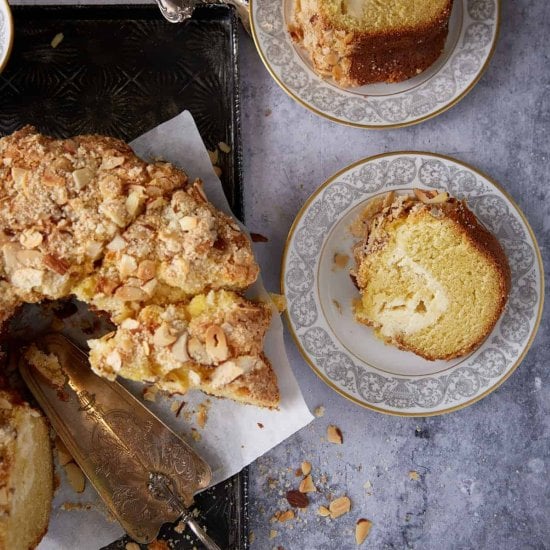 Coffee Cake with Almond Streusel