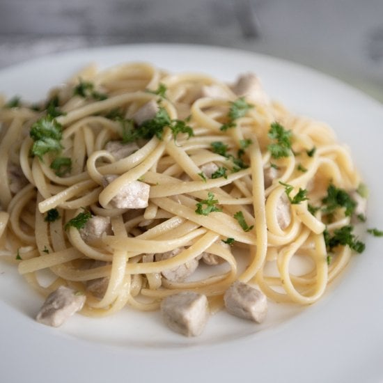 Tuna and Olive Linguine