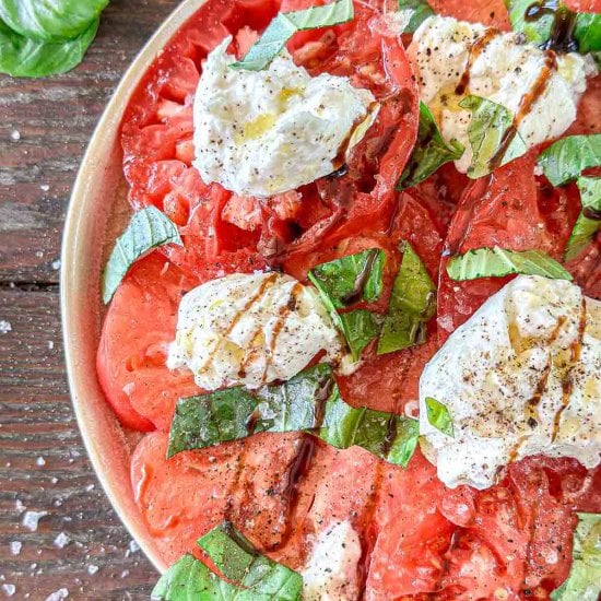 Burrata Cheese Caprese Salad