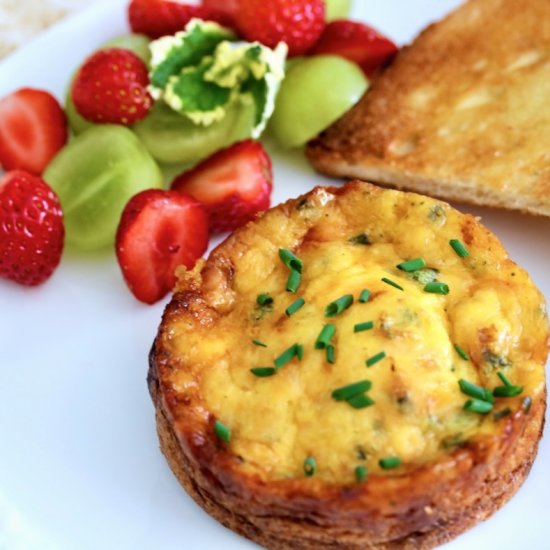 Ham and Cheese Frittata