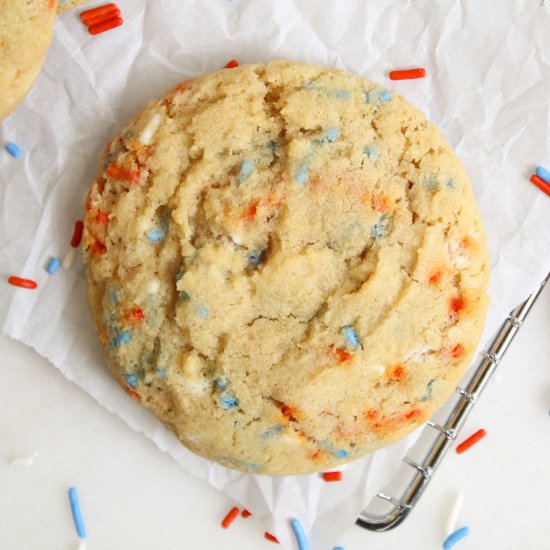 4th of July Confetti Cookies