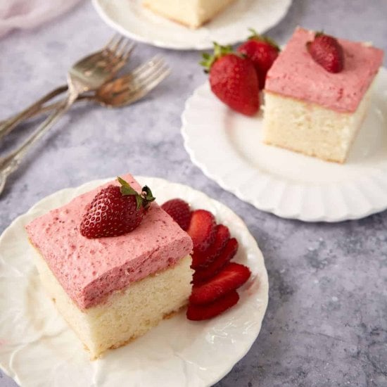 Strawberry Mousse Cake