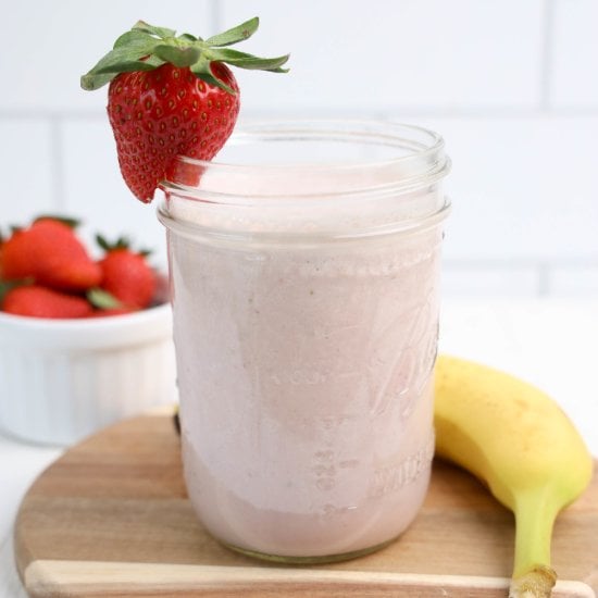 Healthy Strawberry Banana Smoothie