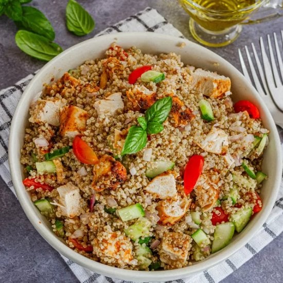 Quinoa Salad with Chicken for Weigh