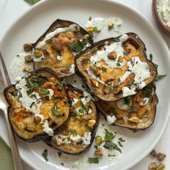 Mediterranean Roasted Eggplant