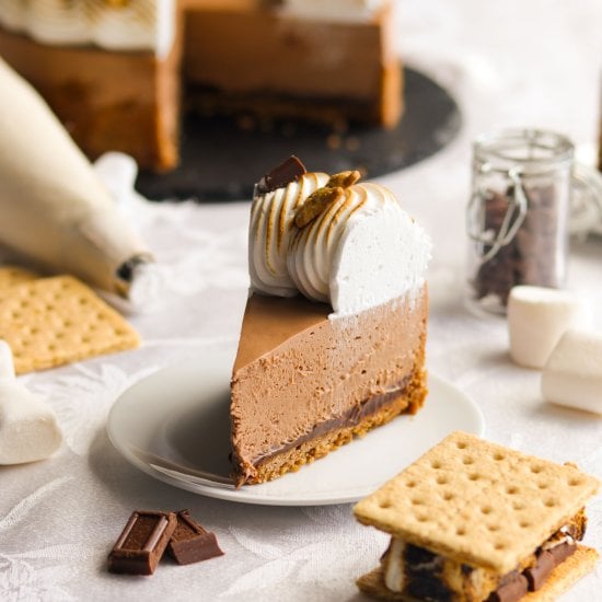 No-Bake S’more Cheesecake