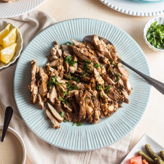 Oven-Roasted Chicken Shawarma