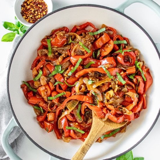 Sautéed Peppers and Onions