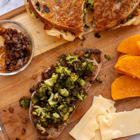Roasted Broccoli Sandwich