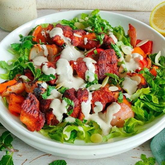 Healthy Chicken Tikka Salad