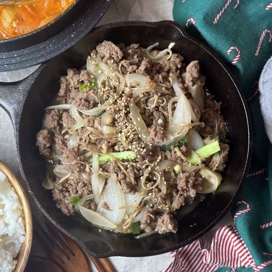 Bulgogi – Korean Marinated Beef