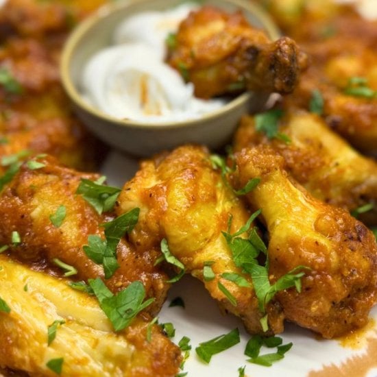 Air Fryer Orange Chicken Wings