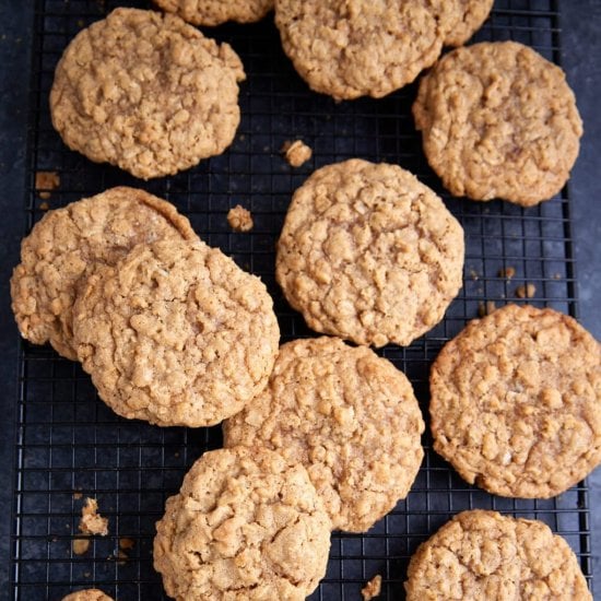 Rice Krispie Oatmeal Cookies