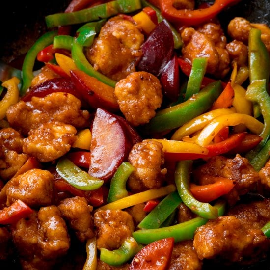 Chinese Plum Chicken Stir Fry