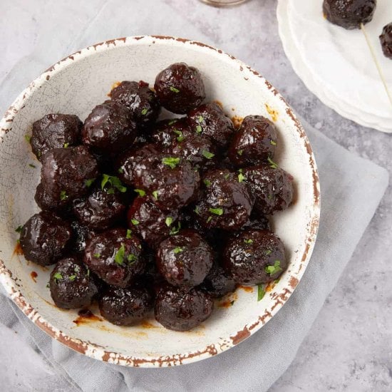 Meatballs in BBQ Sauce