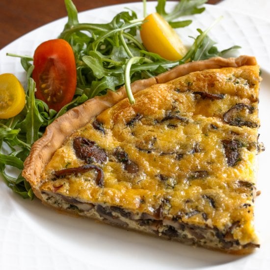 Mushroom Quiche